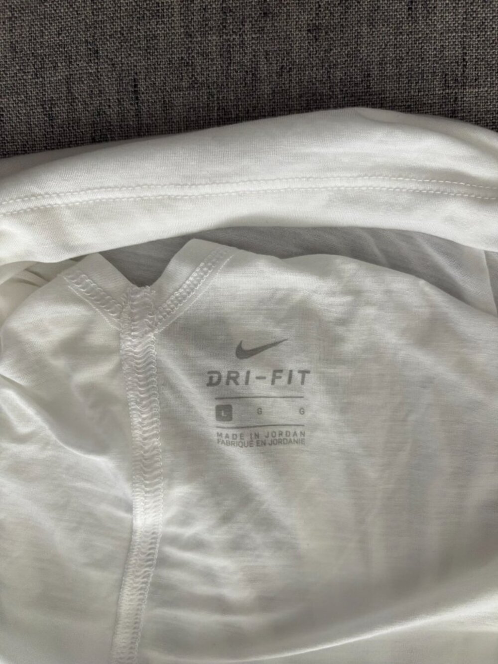 NWOT Nike Breathe Tailwind Women's Running Tank Top White Size L Activewear - Picture 4 of 9